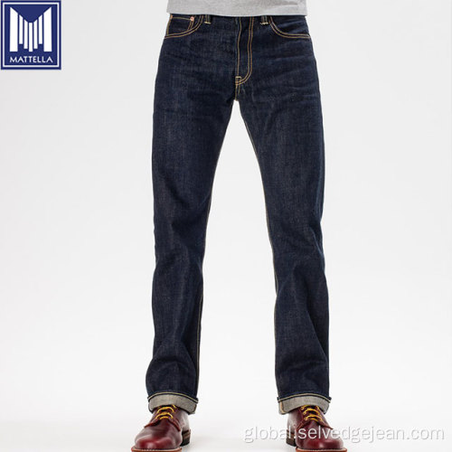 Premium Denim Jeans vintage no wash premium Japanese selvedge mens jeans Manufactory